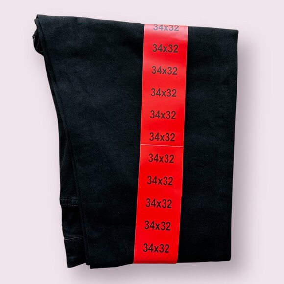 Kenneth Cole Men's Straight Leg Jeans Stretch Denim Black Size 34x32 - Picture 7 of 13